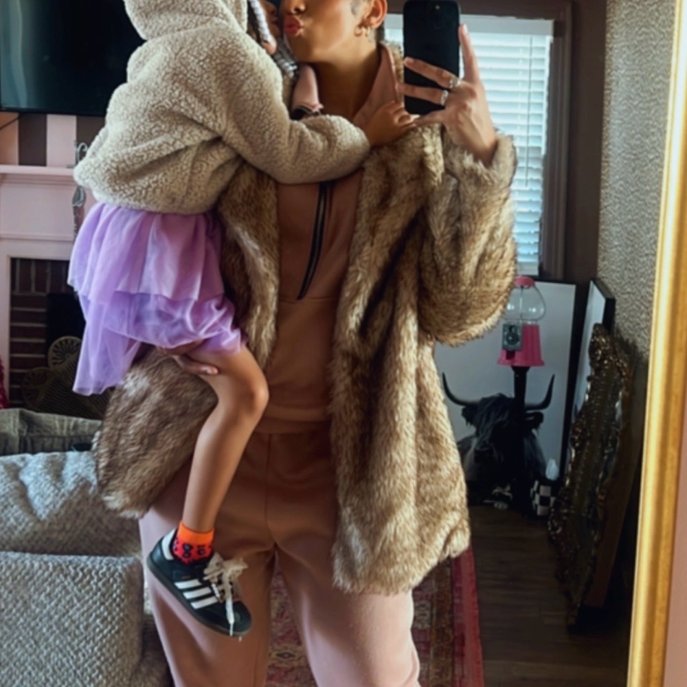 Faux Fur Brown Jacket